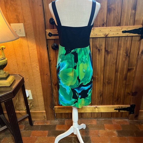 Sweet Storm brand black and green exotic print sundress size XL fits like Med. - Picture 3 of 5